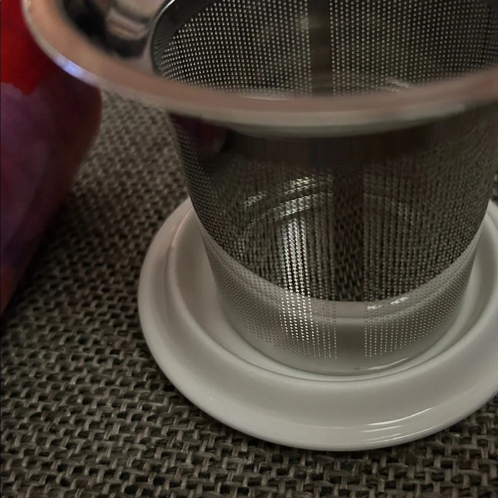 Teavana Mug With Stainless Tea Infuser and Lid